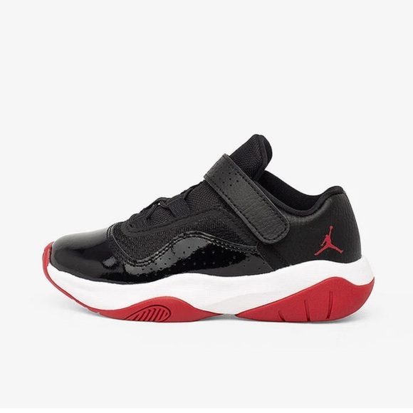 Nike Other - Nike Youth Jordan Air 11 Kids Basketball CMFT black red Shoes sneakers 1 Y